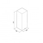 Falmec MIRA.BLACKW40, Liesituulettimet, Design liesikuvut seinälle