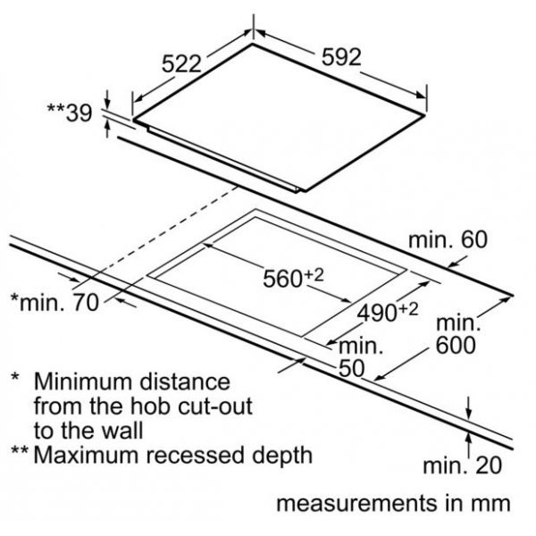 Bosch PKE611D17E, Integroitavat kodinkoneet , Keittotasot, Keraamiset tasot , Ekodinkoneet